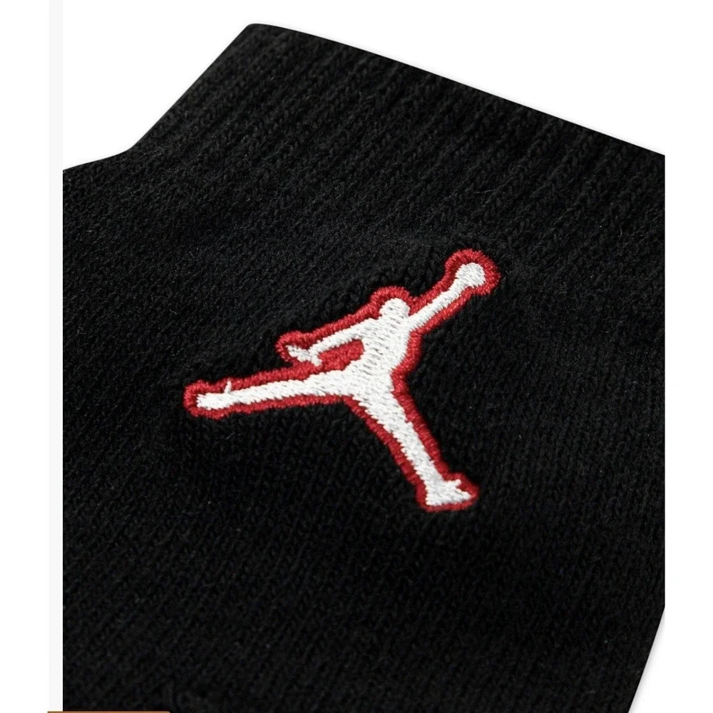 Jordan Boys and Girls 2-Piece Neutral Patch Beanie and Gloves Set
